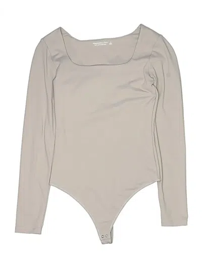 Pre-owned Abercrombie & Fitch Bodysuit In Gray