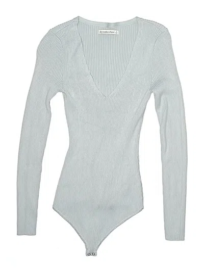 Pre-owned Abercrombie & Fitch Bodysuit In Gray