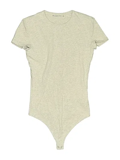 Pre-owned Abercrombie & Fitch Bodysuit In Gray