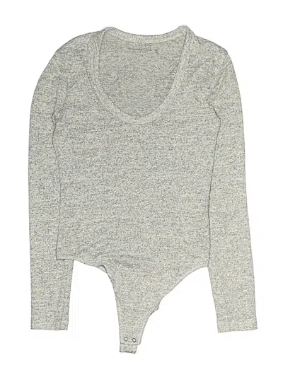 Pre-owned Abercrombie & Fitch Bodysuit In Gray