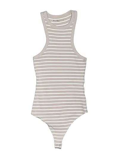 Pre-owned Abercrombie & Fitch Bodysuit In Gray