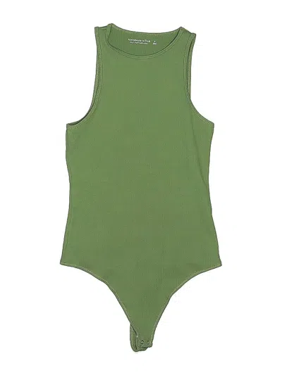 Pre-owned Abercrombie & Fitch Bodysuit In Green