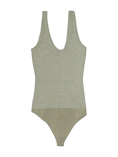 Pre-owned Abercrombie & Fitch Bodysuit In Green