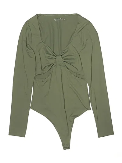 Pre-owned Abercrombie & Fitch Bodysuit In Green