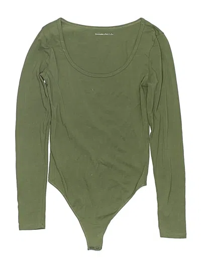 Pre-owned Abercrombie & Fitch Bodysuit In Green