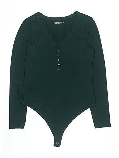 Pre-owned Abercrombie & Fitch Bodysuit In Green