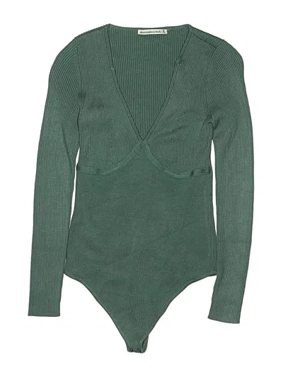 Pre-owned Abercrombie & Fitch Bodysuit In Green