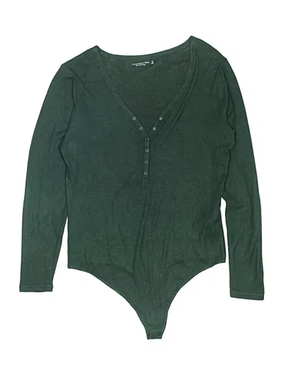 Pre-owned Abercrombie & Fitch Bodysuit In Green
