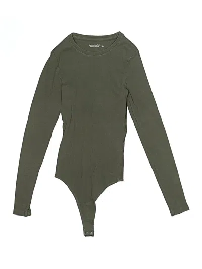Pre-owned Abercrombie & Fitch Bodysuit In Green