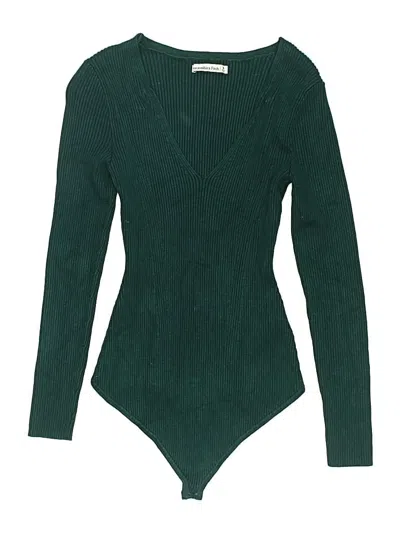 Pre-owned Abercrombie & Fitch Bodysuit In Green