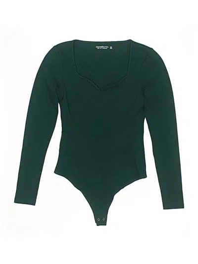 Pre-owned Abercrombie & Fitch Bodysuit In Green