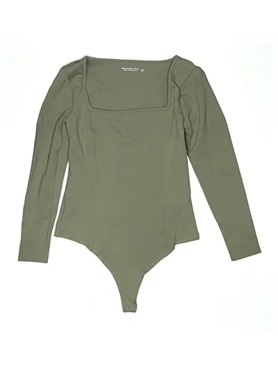 Pre-owned Abercrombie & Fitch Bodysuit In Green