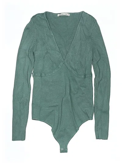 Pre-owned Abercrombie & Fitch Bodysuit In Green