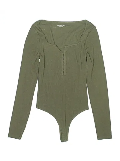 Pre-owned Abercrombie & Fitch Bodysuit In Green