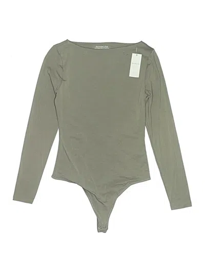 Abercrombie & Fitch Bodysuit In Green