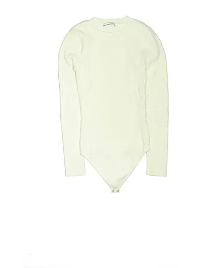 Pre-owned Abercrombie & Fitch Bodysuit In Ivory