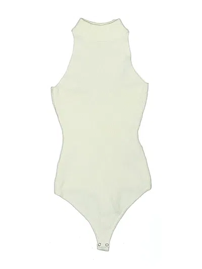 Pre-owned Abercrombie & Fitch Bodysuit In Ivory