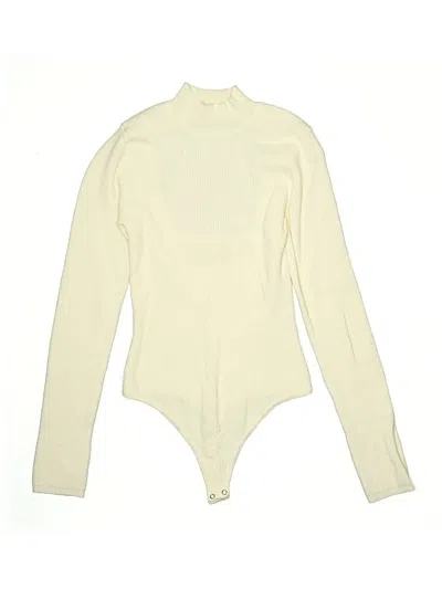 Pre-owned Abercrombie & Fitch Bodysuit In Ivory