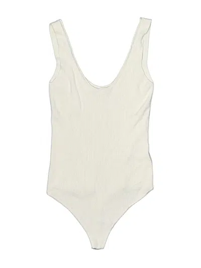 Pre-owned Abercrombie & Fitch Bodysuit In Ivory