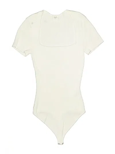 Pre-owned Abercrombie & Fitch Bodysuit In Ivory