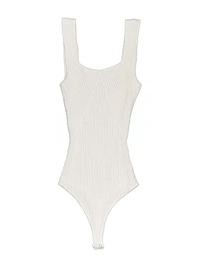Pre-owned Abercrombie & Fitch Bodysuit In Ivory