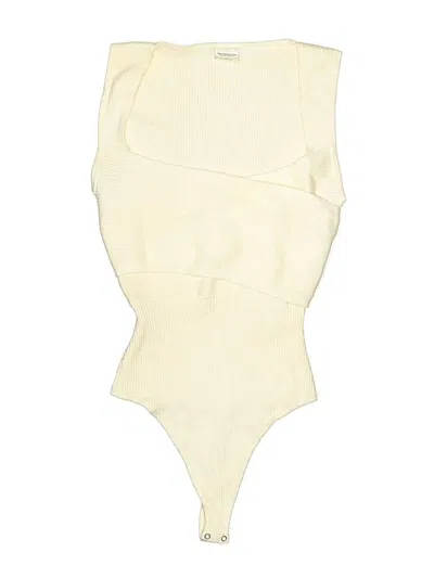 Pre-owned Abercrombie & Fitch Bodysuit In Ivory