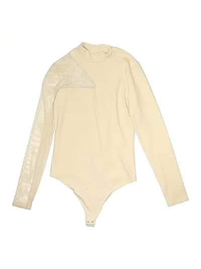 Pre-owned Abercrombie & Fitch Bodysuit In Ivory