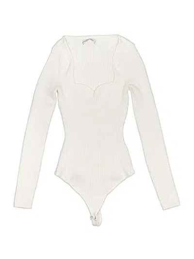 Pre-owned Abercrombie & Fitch Bodysuit In Ivory