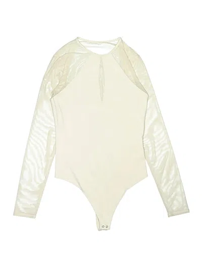 Pre-owned Abercrombie & Fitch Bodysuit In Ivory