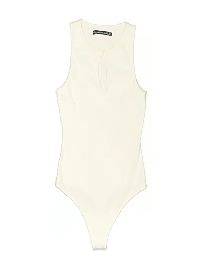 Pre-owned Abercrombie & Fitch Bodysuit In Ivory