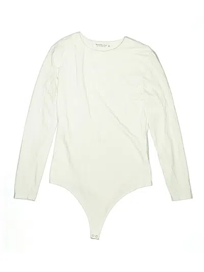 Pre-owned Abercrombie & Fitch Bodysuit In Ivory
