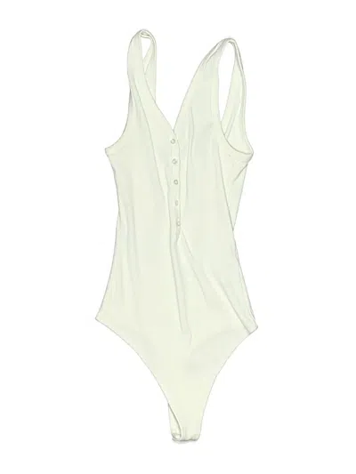 Pre-owned Abercrombie & Fitch Bodysuit In Ivory