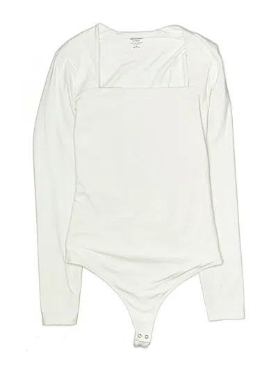 Pre-owned Abercrombie & Fitch Bodysuit In Ivory