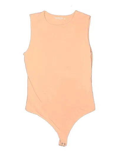 Pre-owned Abercrombie & Fitch Bodysuit In Orange