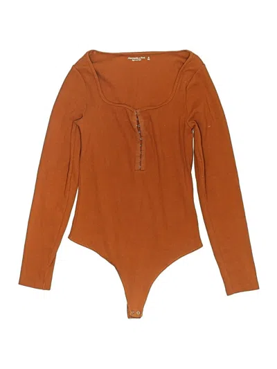 Pre-owned Abercrombie & Fitch Bodysuit In Orange
