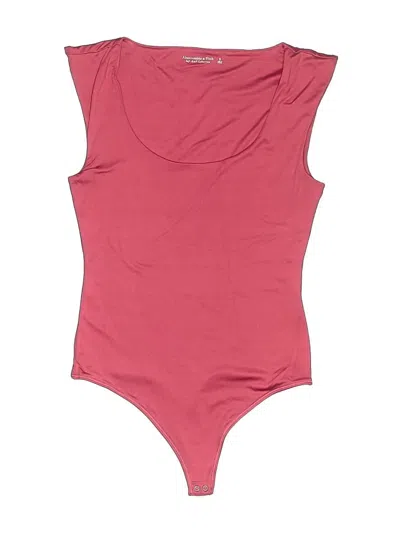 Pre-owned Abercrombie & Fitch Bodysuit In Pink