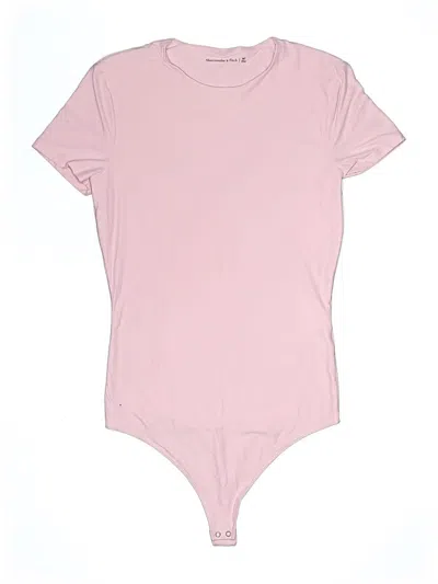 Pre-owned Abercrombie & Fitch Bodysuit In Pink