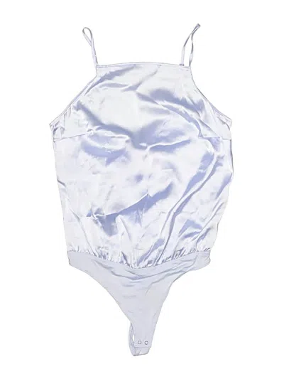 Abercrombie & Fitch Bodysuit In Silver
