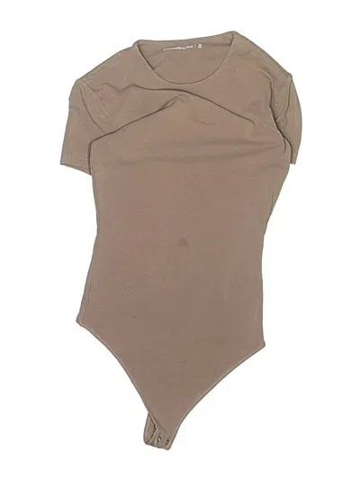 Pre-owned Abercrombie & Fitch Bodysuit In Tan