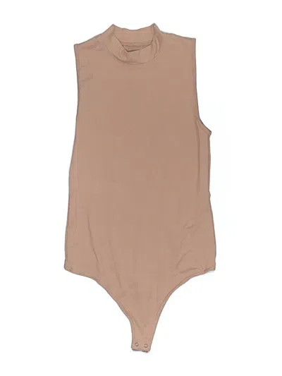 Pre-owned Abercrombie & Fitch Bodysuit In Tan