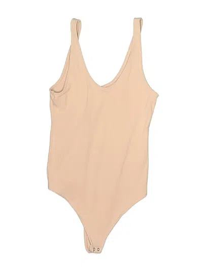 Pre-owned Abercrombie & Fitch Bodysuit In Tan