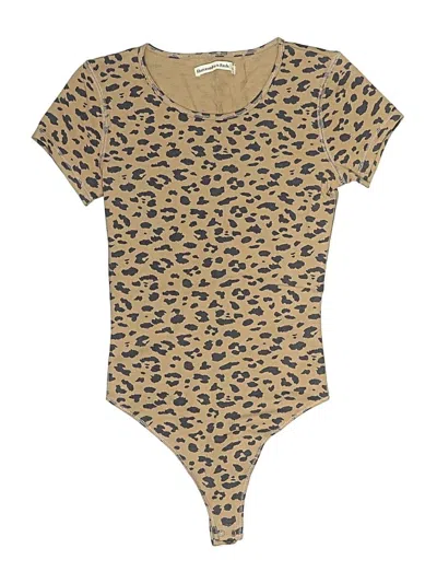 Pre-owned Abercrombie & Fitch Bodysuit In Tan