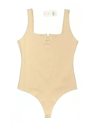 Pre-owned Abercrombie & Fitch Bodysuit In Tan