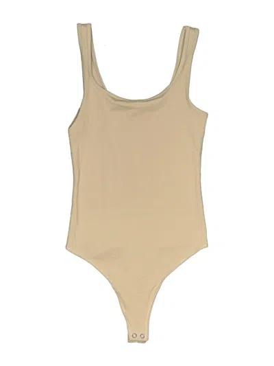 Pre-owned Abercrombie & Fitch Bodysuit In Tan