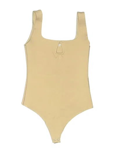 Pre-owned Abercrombie & Fitch Bodysuit In Tan