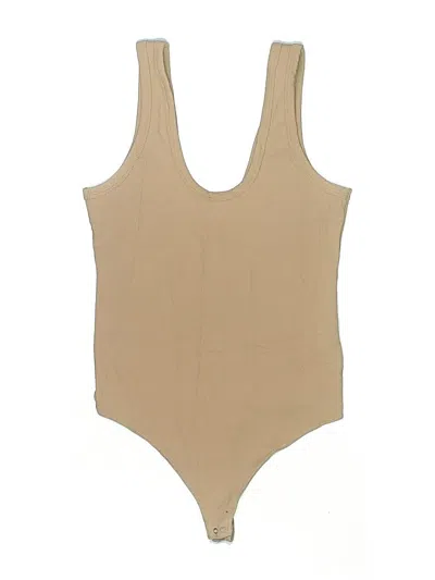 Pre-owned Abercrombie & Fitch Bodysuit In Tan