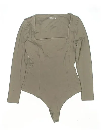Pre-owned Abercrombie & Fitch Bodysuit In Tan