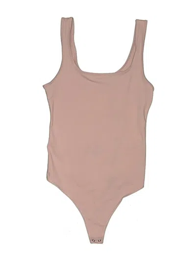 Pre-owned Abercrombie & Fitch Bodysuit In Tan