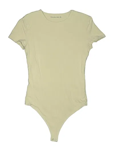 Pre-owned Abercrombie & Fitch Bodysuit In Tan