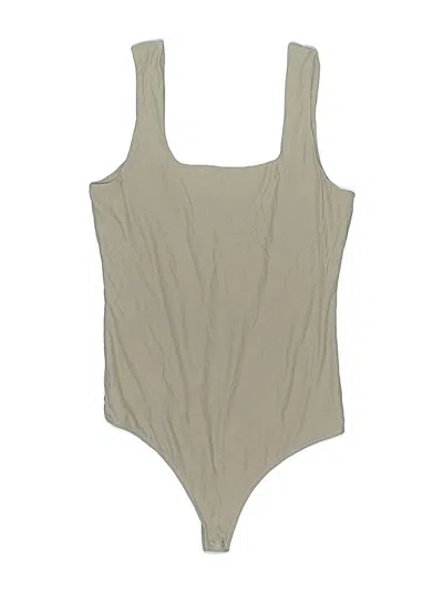 Pre-owned Abercrombie & Fitch Bodysuit In Tan